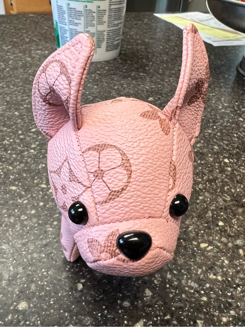 Designer-Style Frenchie Dog Bag Charm Keychain 🐶 - Picture 13 of 17
